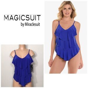MAGICSUIT tiered tankini. NWT size 8